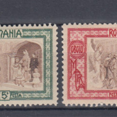 ROMANIA 1907 LP 65 OBOLUL EMISIUNE DE BINEFACERE SERIE MNH