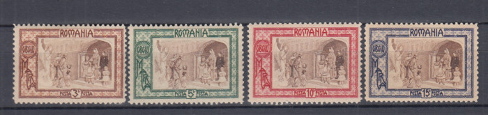 ROMANIA 1907 LP 65 OBOLUL EMISIUNE DE BINEFACERE SERIE MNH