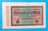 20.000 Mark 1923 Bancnota Germania - piesa veche