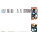 USB BOARD WITH CABLE LS-4972P NBX0000EH00 For TOSHIBA L500 L505