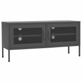 Cumpara ieftin Comoda TV, antracit, 105x35x50 cm, otel