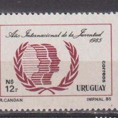 ANUL INTERNATIONAL AL TINERETULUI 1985 URUGUAY MI. 1715 MNH