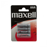 Set Baterii, 4 buc, tip microAAA , 1,5V, Maxell