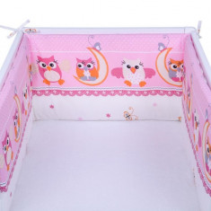 Set 2 aparatoare laterale patut Owls Pink 025