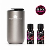 Cumpara ieftin Pachet 10Q AromaDrive Exclusive Silver - Aparat Profesional de Parfumare Auto + 2 rezerve la alegere La vie e Bella + Desert Mirage