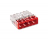 Clema rapida pentru conductori rigizi 4x0.5-2.5, CE Contact Electric