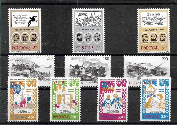C5910 - lot timbre nestampilate MNH Feroe