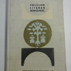 FOLCLOR LITERAR ROMANESC - Barbu TEODORESCU * Octav PAUN