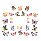 Cumpara ieftin Tatuaj unghii LUXORISE, Butterfly BN-1546, LUXORISE Nail Art