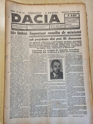 Dacia 18 iulie 1942-stiri al 2-lea razboi mondial,mahatma gandhi foto