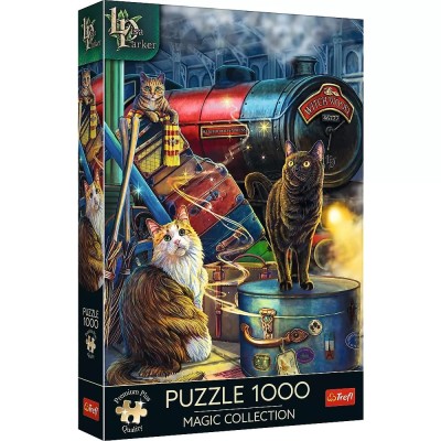 PUZZLE TREFL 1000 PREMIUM PLUS EXPRESUL VRAJITOR foto
