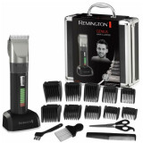 Cumpara ieftin Remington HC 5810 Genius Hair Clipper, Wireless, 10 Atașamente, Accesorii, Negru/Gri