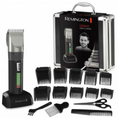 Remington HC 5810 Genius Hair Clipper, Wireless, 10 Atașamente, Accesorii, Negru/Gri