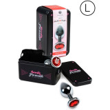 Cumpara ieftin Plug Anal metal Rosu L