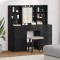 Set de Dressing cu sertar 3 pcs Stejar negru 50 x 41 x 135 cm