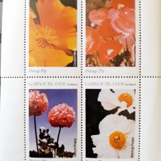 Gairsay Islands plante, flori, flora serie 4v. bloc ,mnh