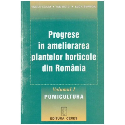 Vasile Cociu, Ion Botu, Luca Serboiu - Progrese in ameliorarea foto