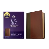 NKJV Life Application Study Bible, Third Edition, Large Print (Red Letter, Leatherlike, Brown/Mahogany)