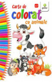 Carte de colorat cu animale