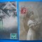 HOPCT 1695 FEMEI..FEMEI-TCV-ROMANTICA-FRANTA-LOT 2 CARTI POSTALE VECHI-CIRCULATE