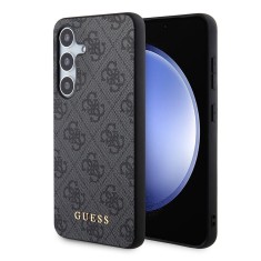 Husa originala Guess Samsung Galaxy S24 Hardcase 4G Metal Gold Logo, negru, GUHCS24SG4GFGR foto