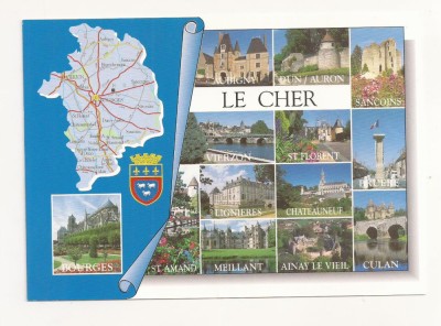 FA22-Carte Postala- FRANTA - Le Cher , circulata foto