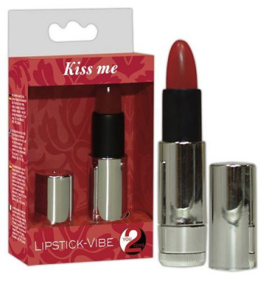 Glont Vibrator Kiss Me, Argintiu, 8.5 cm foto