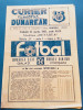 Program meci fotbal DUNAREA CSU GALATI - UNIREA DINAMO FOCSANI(16.03.1985)
