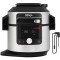 Multicooker 14 in 1 Ninja OL750EU, 1760 W, 7.5 l, 14 programe, Negru argintiu