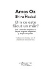 Din ce este facut un mar? | Amos Oz, 2020, Humanitas Fiction