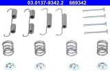 Set accesorii saboti frana parcare Mercedes X Class Sasiu, X-Class; Nissan Pathfinder III Motor 2.5 dCi, 2.5 dCi 4WD, 3.0 dCi, 4.0 4WD, X 220 d, X