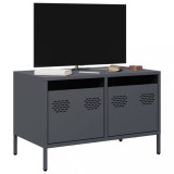 VidaXL Dulap TV, antracit, 68x39x43,5 cm, oțel laminat la rece