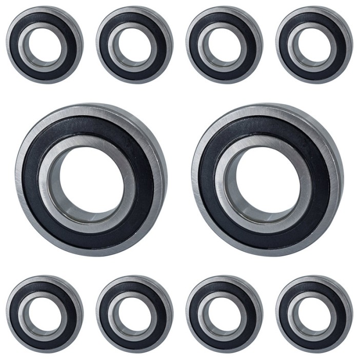 Rulment pentru pompa, 6208-2RS, 40 x 80 x 18 mm, 10 buc / set