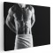 Tablou nud barabat alb, negru 1273 Tablou canvas pe panza CU RAMA 20x30 cm