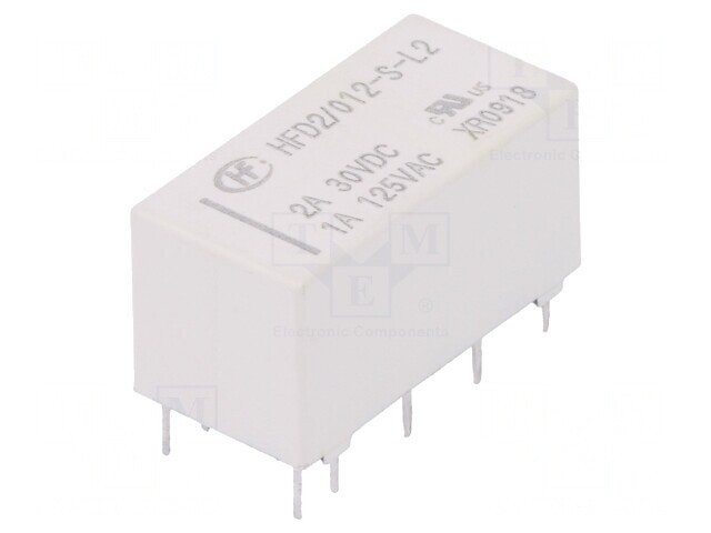 Releu Electromagnetic DPDT 12VDC PCB