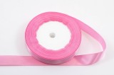 Panglica din satin pentru decorare, roz, 22.5m x 1.5 cm