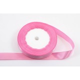 Panglica din satin pentru decorare, roz, 22.5m x 1.5 cm