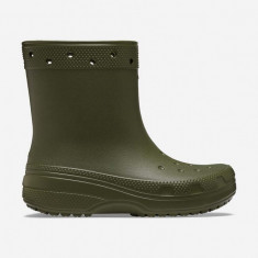 Crocs cizme Classic Rain Boot culoarea verde 208363.ARMY.GREEN-GREEN