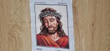 HRIST goblen cusut manual cu fir de matase