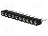Conector 10 pini, seria {{Serie conector}}, pas pini 2.54mm, CONNFLY - DS1002-01-1*10V13
