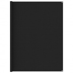 vidaXL Covor pentru cort, negru, 250x350 cm