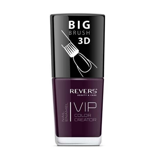 Lac de unghii Vip, 3D, Revers, visiniu, mat, 12 ml, Nr 040