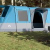 Gossi cort de camping tunel pentru 4 persoane, albastru, impermeabil