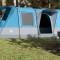 Gossi cort de camping tunel pentru 4 persoane, albastru, impermeabil