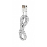 Cablu de date si Incarcare USB la Apple Lighning, 2.1A, 1m, Alb, Blister