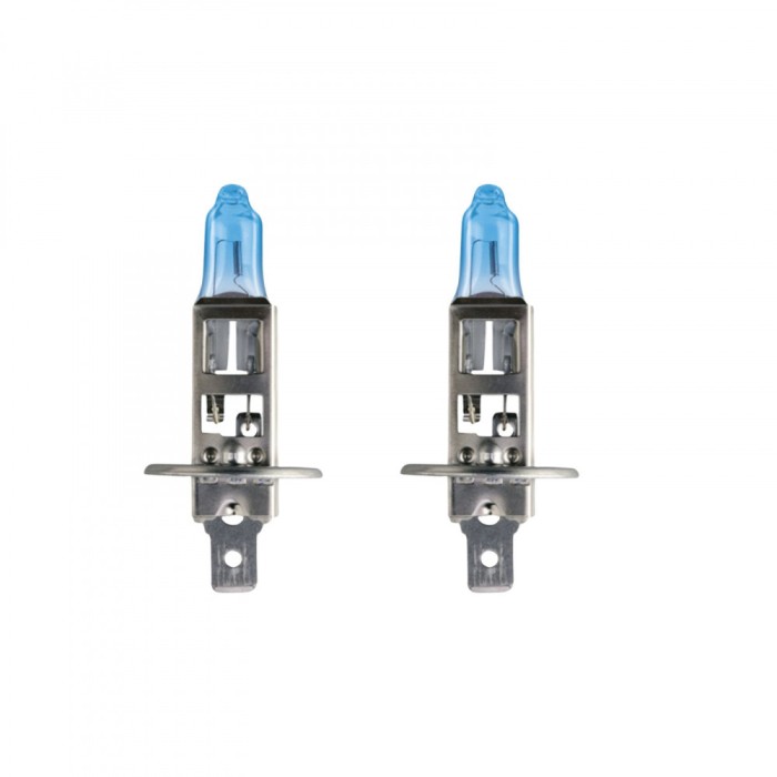 Pachet 2 Becuri Far H1 55W 12V White Vision Philips Ultra (Blister)