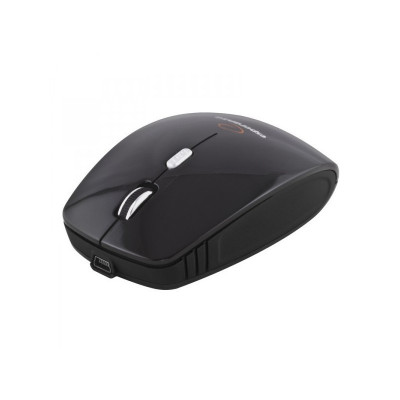 Mouse optic wireless, 1600 dpi, negru foto