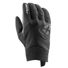 Manusi barbati pentru scuter - motocicleta Roadster Mid-season textil/piele Ixon model MIG 2 WP MS culoare: negru/alb &ndash; degete tactile &ndash; waterproof S