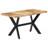 Cumpara ieftin Masa de bucatarie, 140x70x75 cm, lemn masiv de mango brut