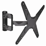 Cumpara ieftin Suport TV reglabil GoGEN L, diagonala 23&quot; la 55&quot; (60-140 cm), 35 Kg, VESA, rotire si inclinare, negru